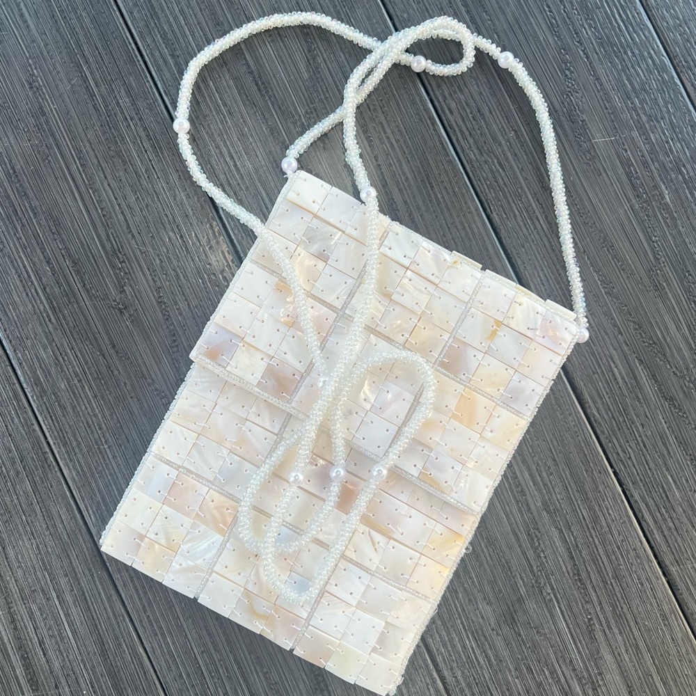 *RARE FIND* Mad by Design Mother of Pearl Crossbody Bag